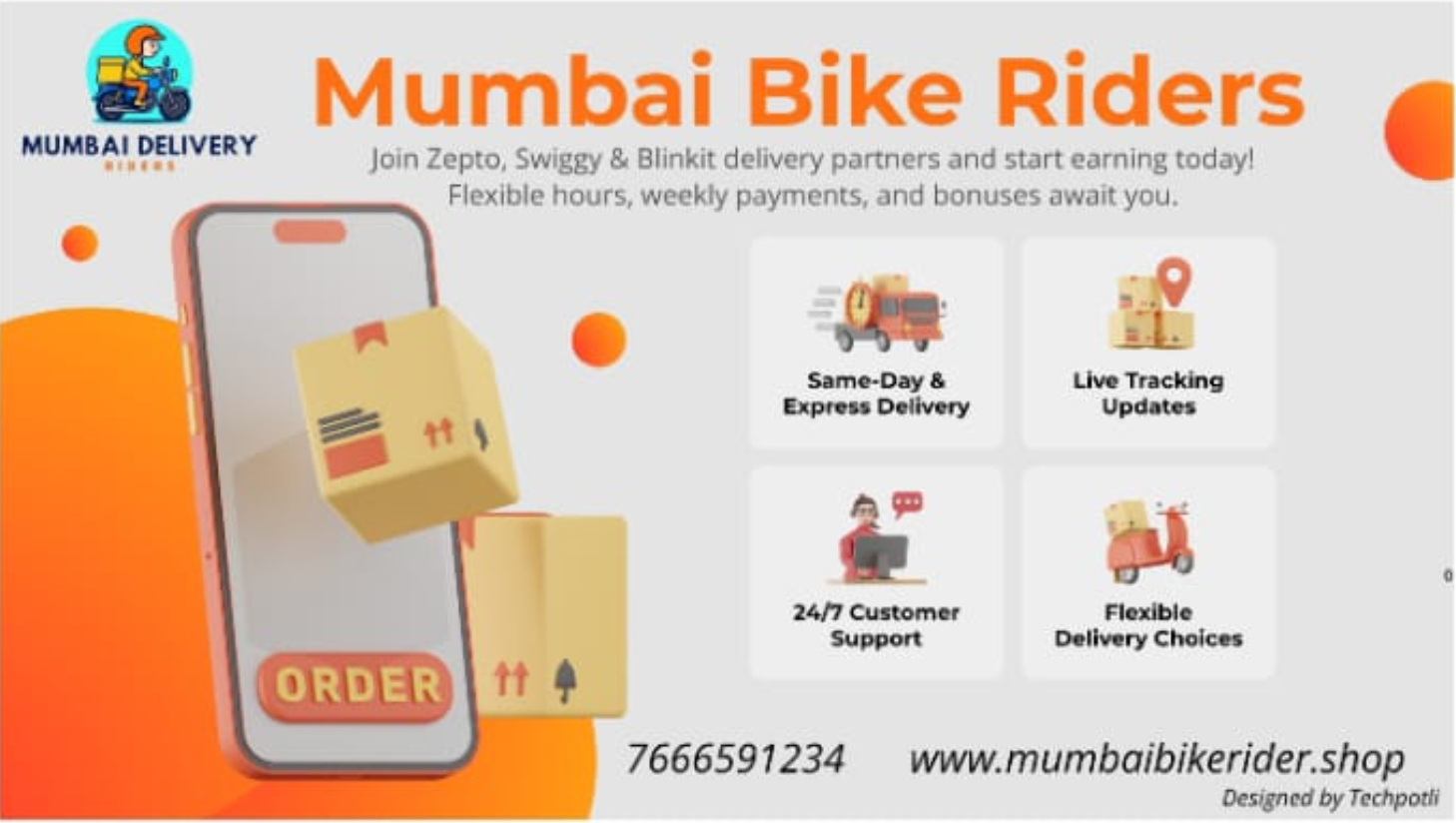 Full-Time vs Part-Time Bike Delivery jobs in Mumbai – Which Fits Your Life Better